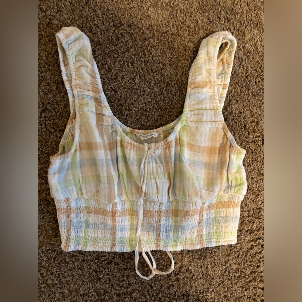 American eagle, cropped tank top- large